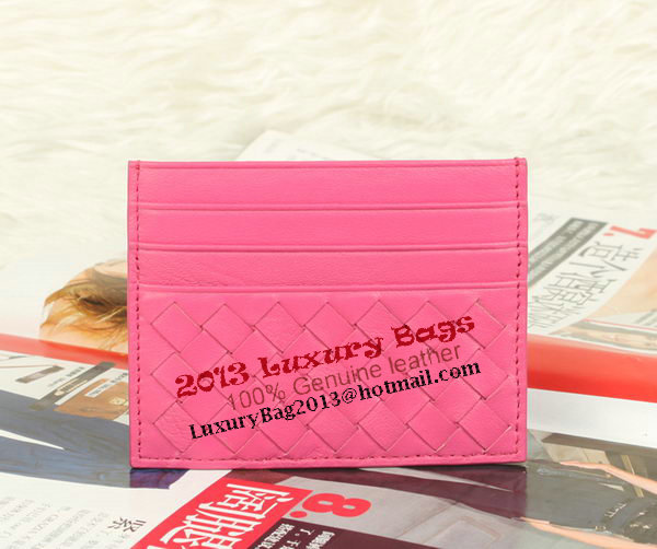 Bottega Veneta Intrecciato VN Card Case 5811 Peach Bottega Veneta Intrecciato VN Card Case 5811 Peach