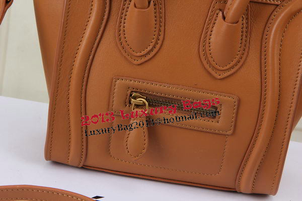 Celine Luggage Nano Bag Original Leather CTS3309 Wheat Celine Luggage Nano Bag Original Leather CTS3309 Wheat