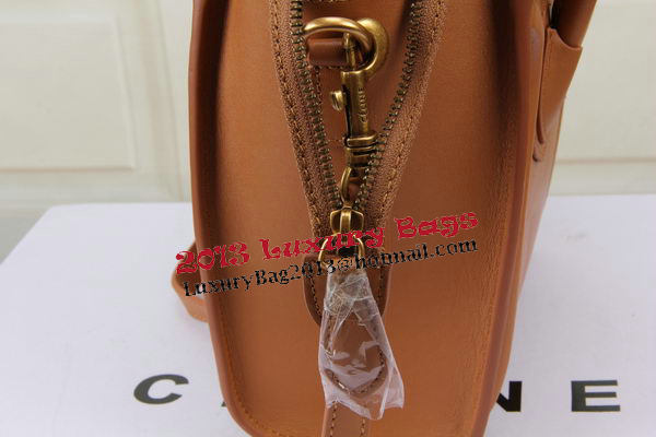 Celine Luggage Nano Bag Original Leather CTS3309 Wheat Celine Luggage Nano Bag Original Leather CTS3309 Wheat