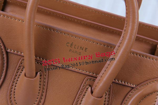 Celine Luggage Nano Bag Original Leather CTS3309 Wheat Celine Luggage Nano Bag Original Leather CTS3309 Wheat