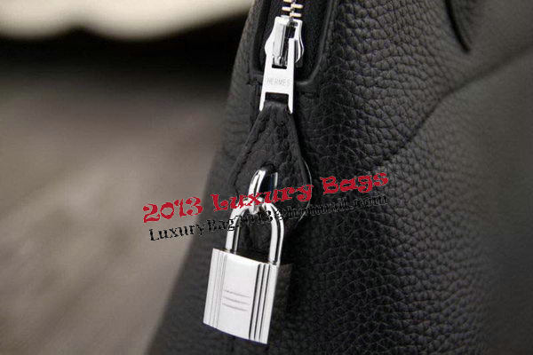 Hermes Bolide 31CM Original Leather Tote Bag Black