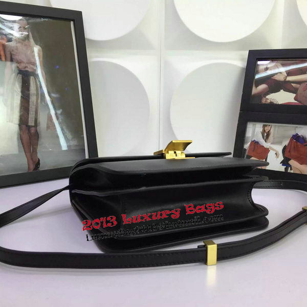 Celine Classic Box Flap Bag Calfskin Leather C88008 Black Celine Classic Box Flap Bag Calfskin Leather C88008 Black