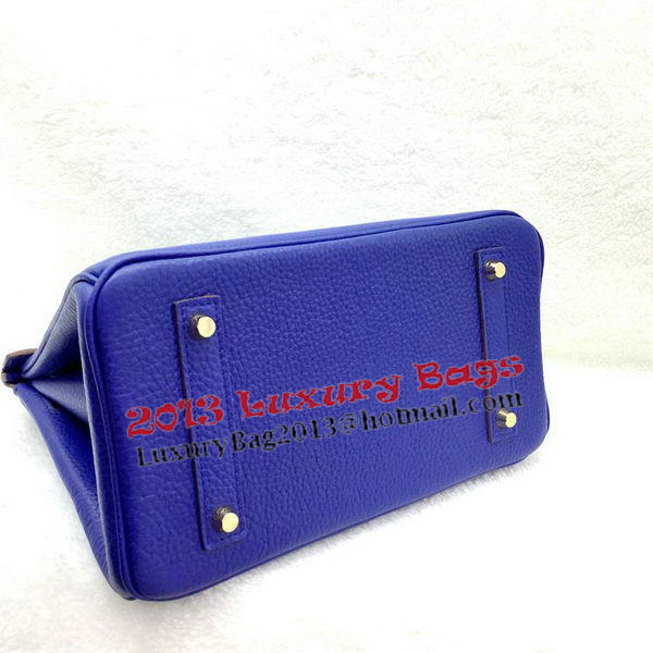 Hermes Birkin 25CM Tote Bag Original Leather H25T Royal Hermes Birkin 25CM Tote Bag Original Leather H25T Royal