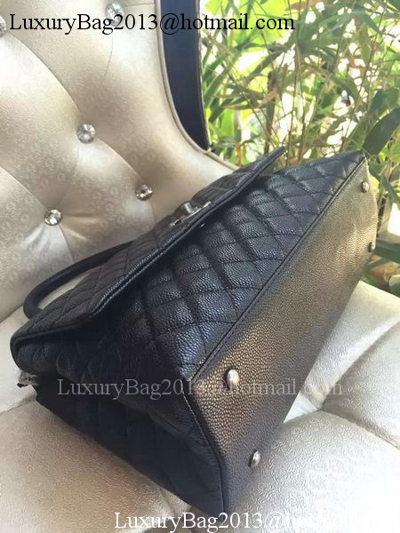 Chanel Classic Top Handle Bag Original Cannage Pattern A95168 Black Chanel Classic Top Handle Bag Original Cannage Pattern A95168 Black