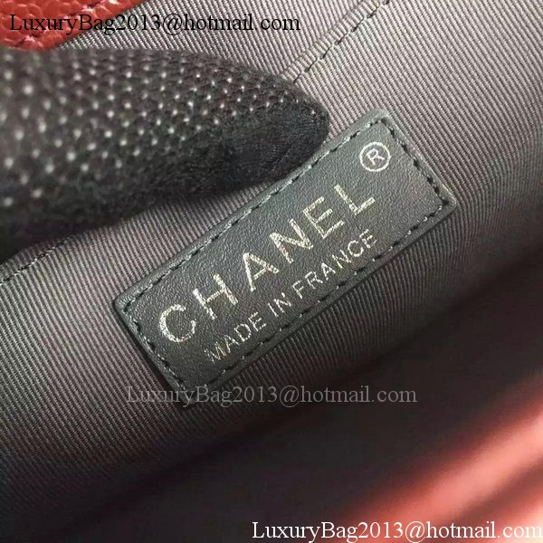Chanel Boy Flap Shoulder Bag Burgundy Original Calfskin Leather A8708 Silver Chanel Boy Flap Shoulder Bag Burgundy Original Calfskin Leather A8708 Silver