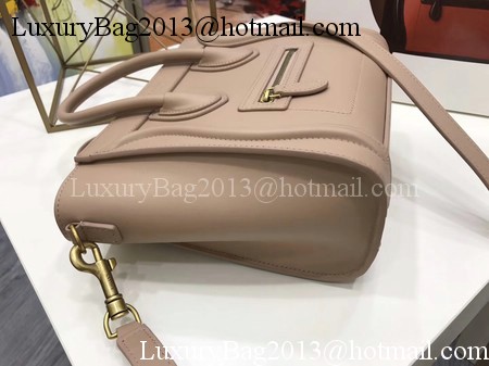 Celine Luggage Nano Tote Bag Original Leather CC3560 Apricot Celine Luggage Nano Tote Bag Original Leather CC3560 Apricot