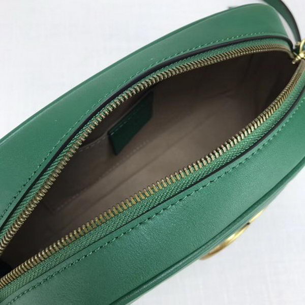 Gucci GG Marmont Matelasse Leather Shoulder Bag 447632 Green Gucci GG Marmont Matelasse Leather Shoulder Bag 447632 Green