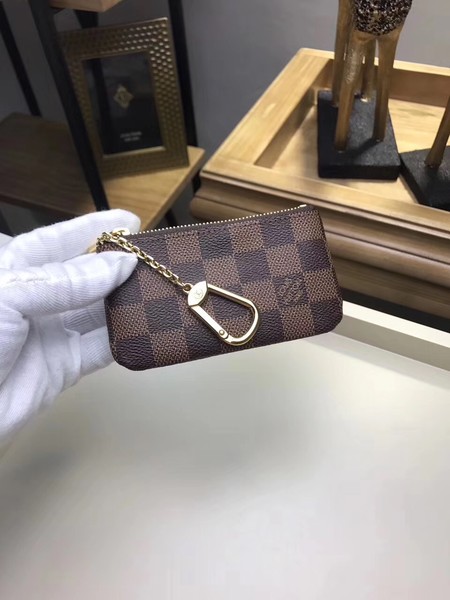 Louis Vuitton Damier Ebene Canvas KEY POUCH N62658 Louis Vuitton Damier Ebene Canvas KEY POUCH N62658