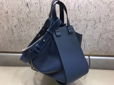 Loewe Hammock Bag Original Leather A9128 Blue Loewe Hammock Bag Original Leather A9128 Blue