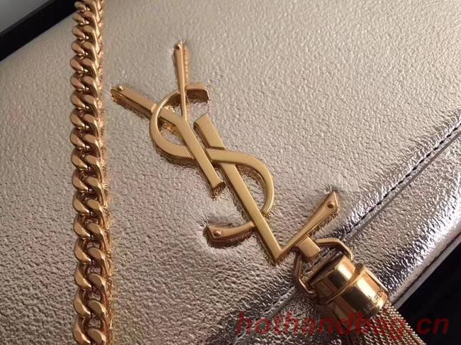 SAINT LAURENT Medium Kate cross-body bag 18831 gold