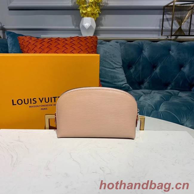 Louis vuitton original Epi Leather COSMETIC POUCH PM M52030 pink Rose Ballerine