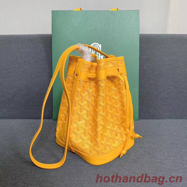 Goyard petit flot drawstring Bag G6959 yellow