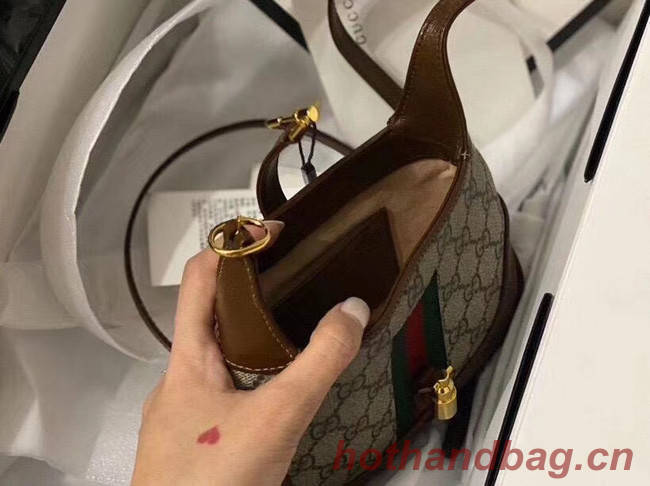 Gucci Jackie 1961 mini hobo bag 637092 brown