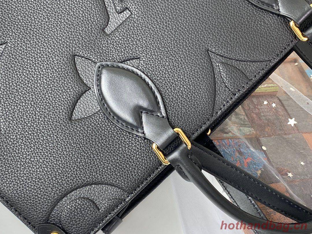 Louis Vuitton ONTHEGO Original Leather Medium Bag M45040 Black Louis Vuitton ONTHEGO Original Leather Medium Bag M45040 Black