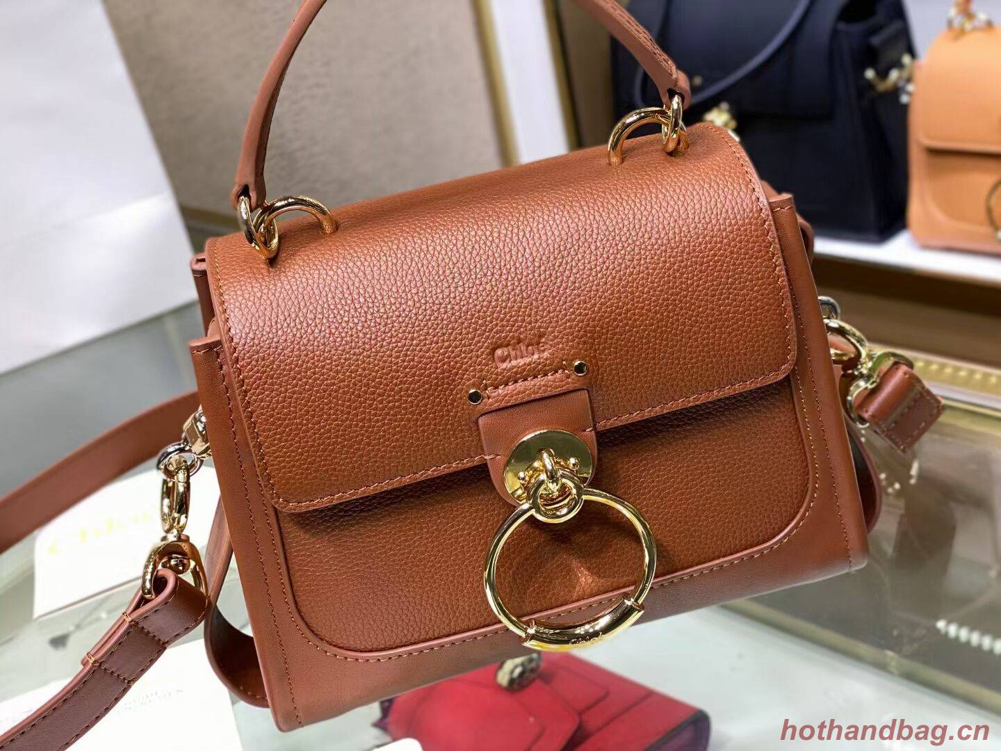 Chloe Original Calfskin Leather Bag C1143S brown