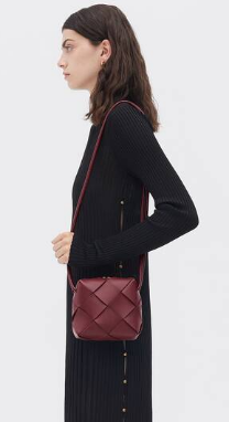 Bottega Veneta Mini Cassette Camera Bag 701915 Barolo Bottega Veneta Mini Cassette Camera Bag 701915 Barolo