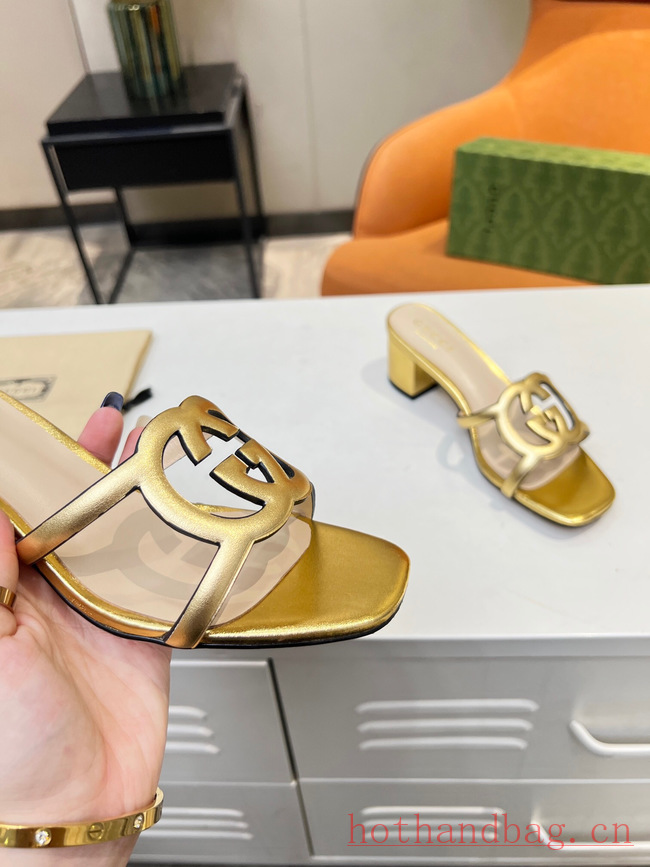 Gucci WOMENS INTERLOCKING G CUT-OUT SANDAL 93590-3 Gucci WOMENS INTERLOCKING G CUT-OUT SANDAL 93590-3