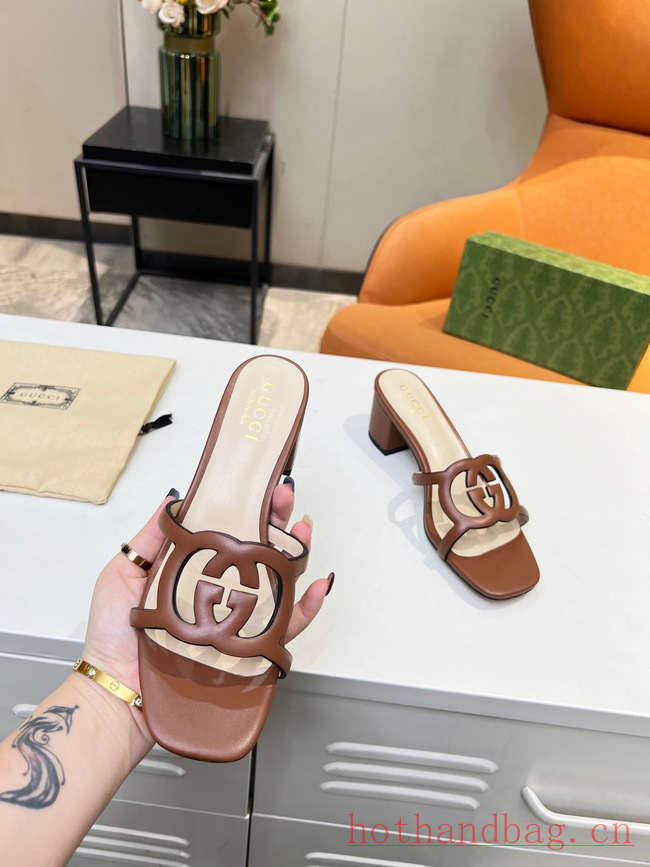 Gucci WOMENS INTERLOCKING G CUT-OUT SANDAL 93590-5 Gucci WOMENS INTERLOCKING G CUT-OUT SANDAL 93590-5