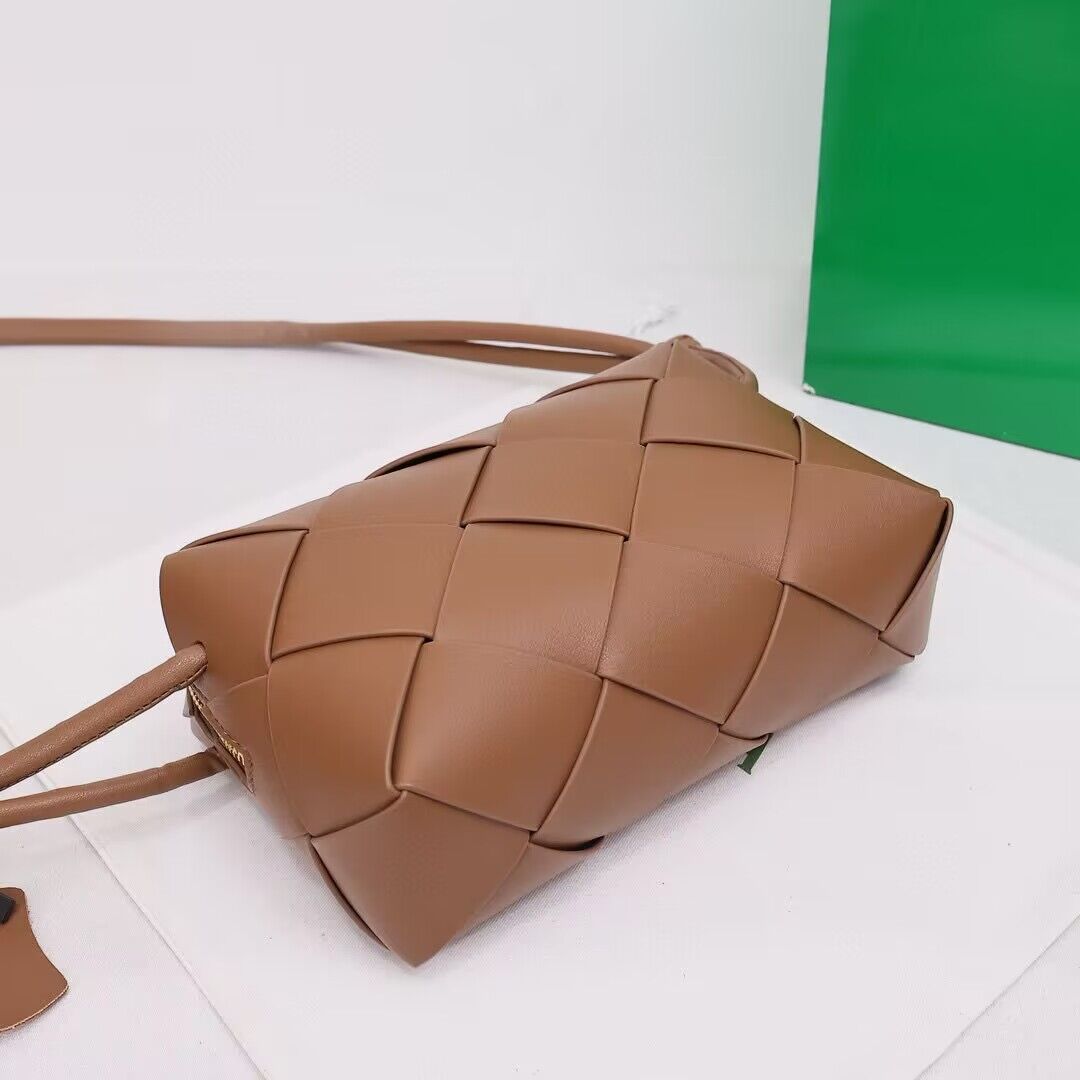 Bottega Veneta Small Cassette Camera Bag 709417 Brown Bottega Veneta Small Cassette Camera Bag 709417 Brown