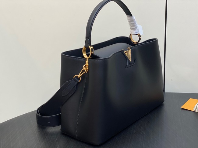 Louis Vuitton Capucines GM Souple M24607 black