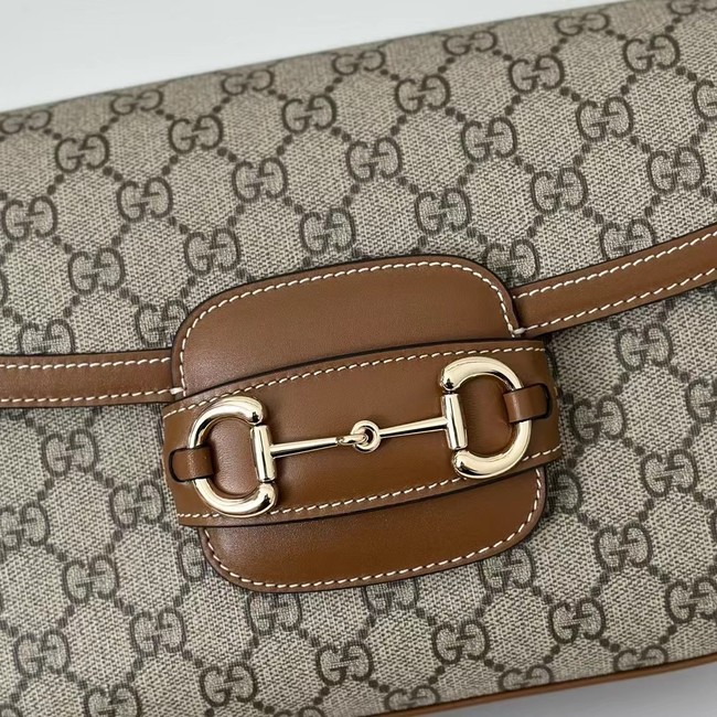 GUCCI HORSEBIT 1955 SOFT MEDIUM SHOULDER BAG 815178 brown