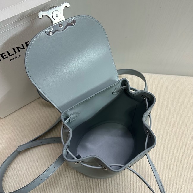 Celine BACKPACK CELINE BONNIE IN SMOOTH CALFSKIN 118703 light blue
