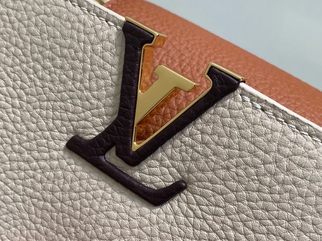 Louis Vuitton Ostrich Capucines BB M11908 Galet& Tan & Chocolate
