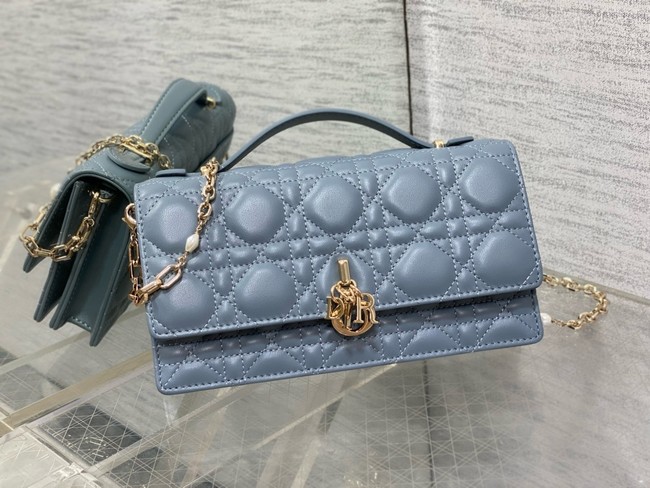 My Dior Mini Bag Cannage Lambskin S0980ONMJ Cloud Blue