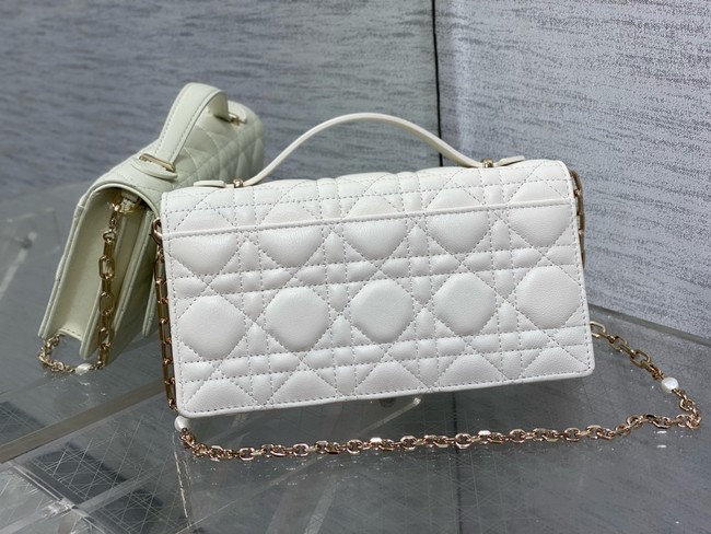 My Dior Mini Bag Cannage Lambskin S0980ONMJ white