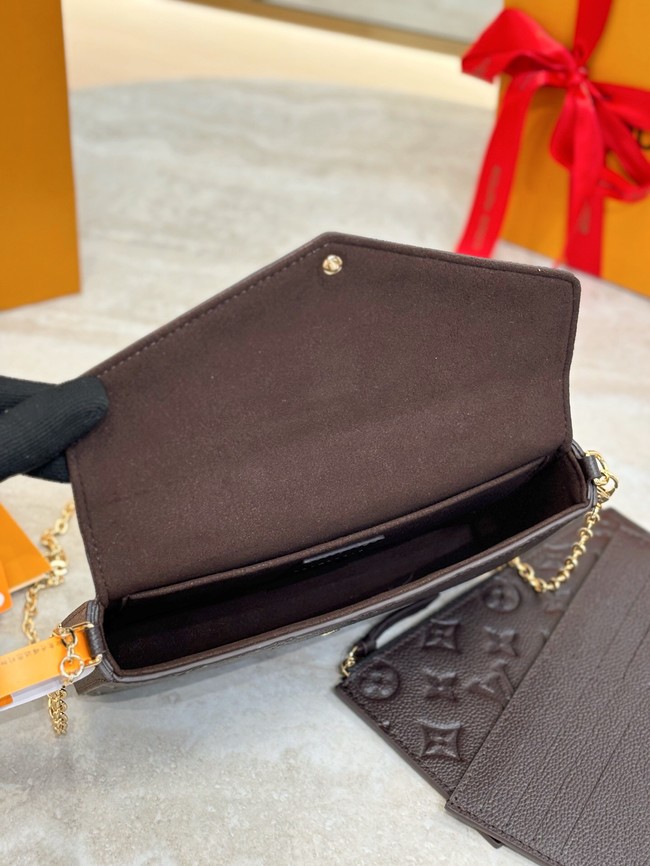 Louis Vuitton Felicie Pochette M14193 Chocolate