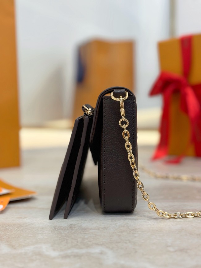 Louis Vuitton Felicie Pochette M14193 Chocolate