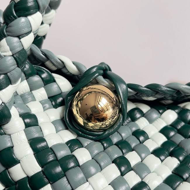 Bottega Veneta Small Tosca 776755 green&white