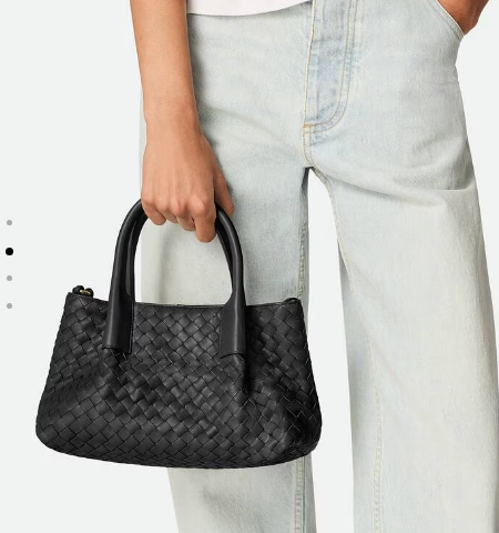 Bottega Veneta Small Pinacoteca 819004 Black&fondant