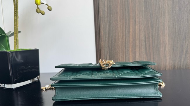 My Dior Mini Bag Cannage Lambskin S0980ONMJ dark green