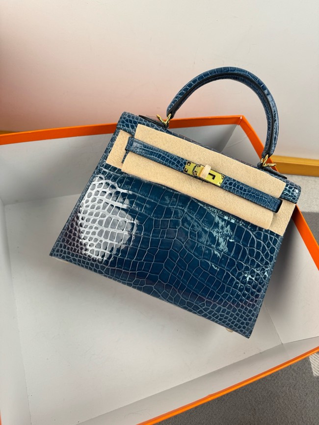 Hermes Kelly Shoulder Bags Nile crocodile leather KL3598-16
