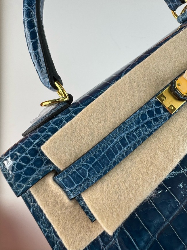Hermes Kelly Shoulder Bags Nile crocodile leather KL3598-16