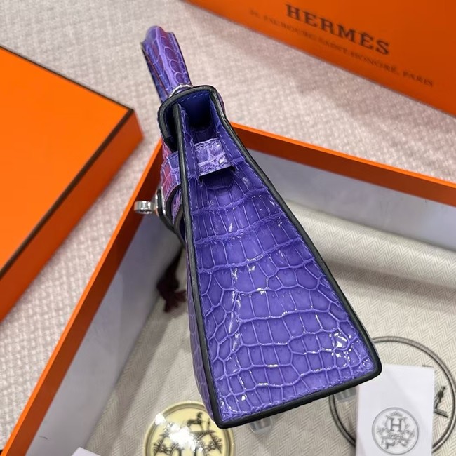 Hermes Kelly Shoulder Bags Nile crocodile leather KL2766-1