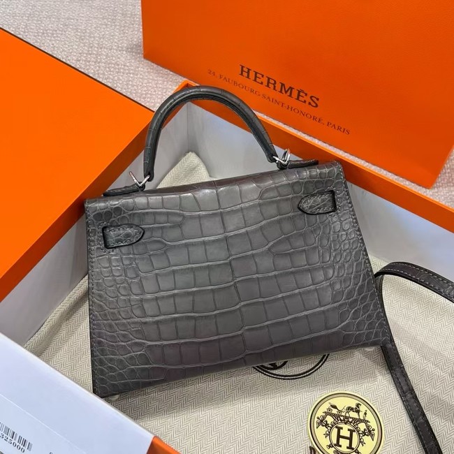 Hermes Kelly Shoulder Bags Nile crocodile leather KL2766-5