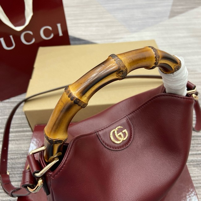 GUCCI GG MARMONT SMALL SHOULDER BAG 799865 burgundy