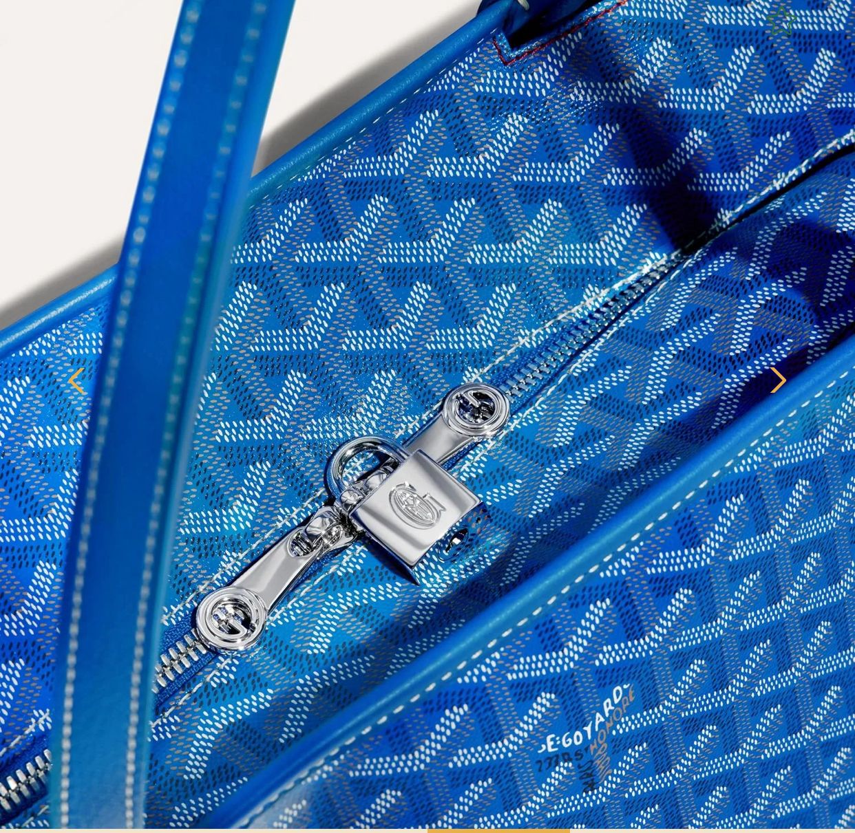 Goyard Artois GM Original Leather Bag G80945 Royal blue