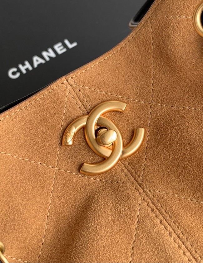 CHANEL Shopping Bag 99485 Black&brown