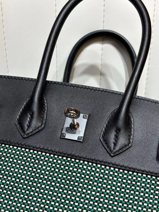 Hermes Birkin Bag togo Leather&Canvas 77886-2
