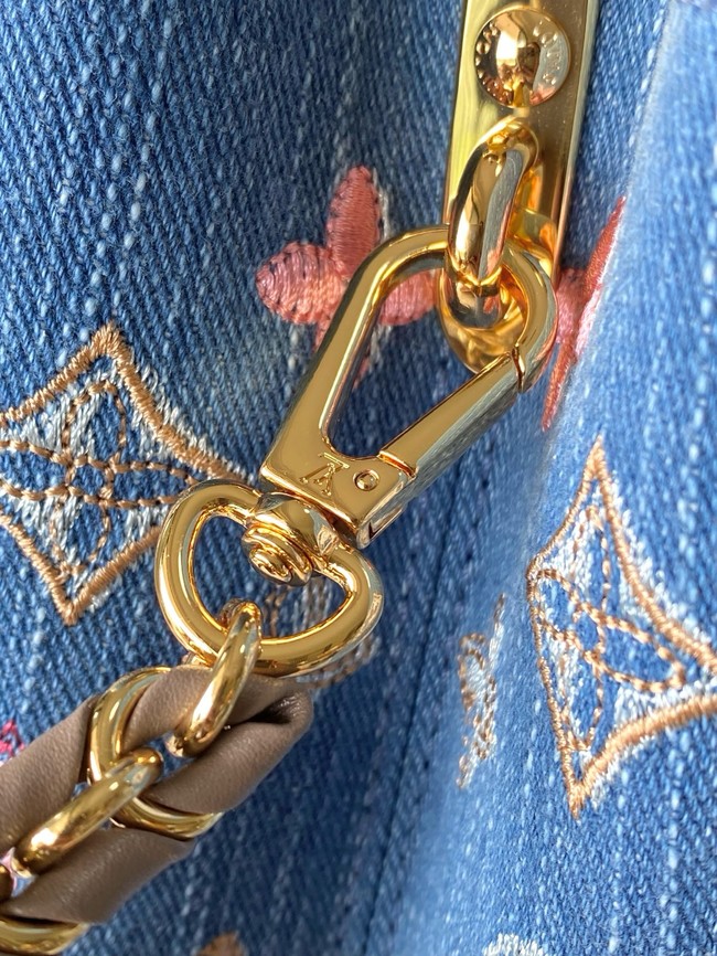 Louis Vuitton Capucines BB M12947 gray&Denim Blue