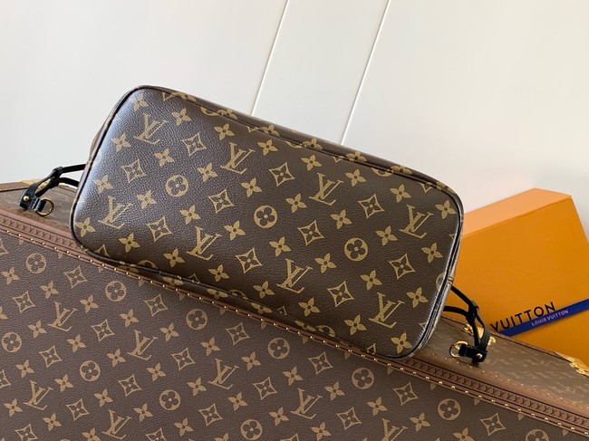 Louis Vuitton Neverfull Bandouliere Inside Out MM M12257 black