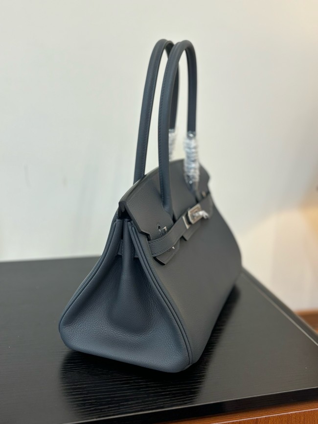Hermes Birkin evercolor 66541 Steel gray