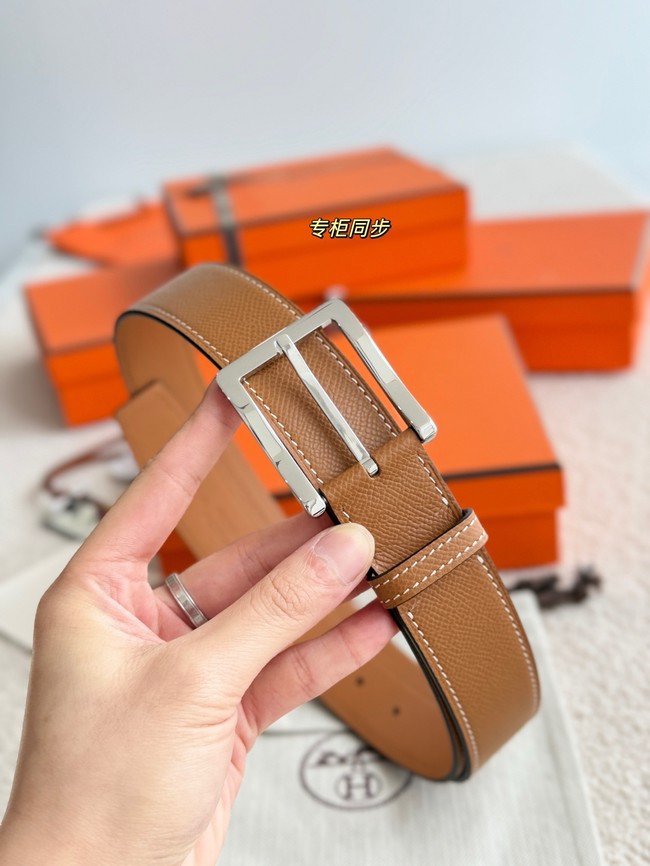 Hermes Epsom calfskin leather belt 66028