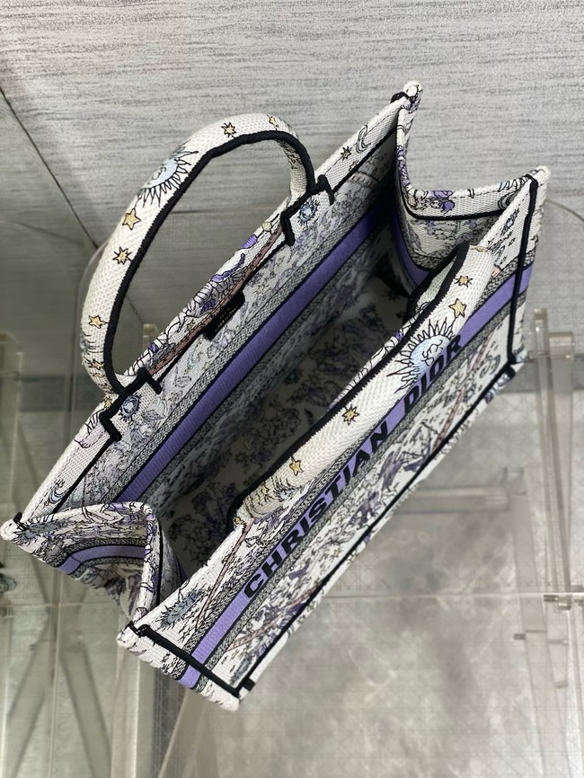Dioriviera Medium Dior Book Tote Embroidery M1296ZEZG-3