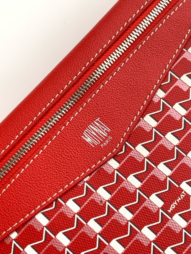 Goyard Calfskin Leather Tote Bag 3365 red