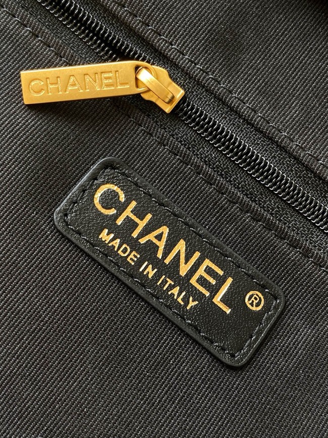 CHANEL Small Bowling Bag Lambskin AS5792 black