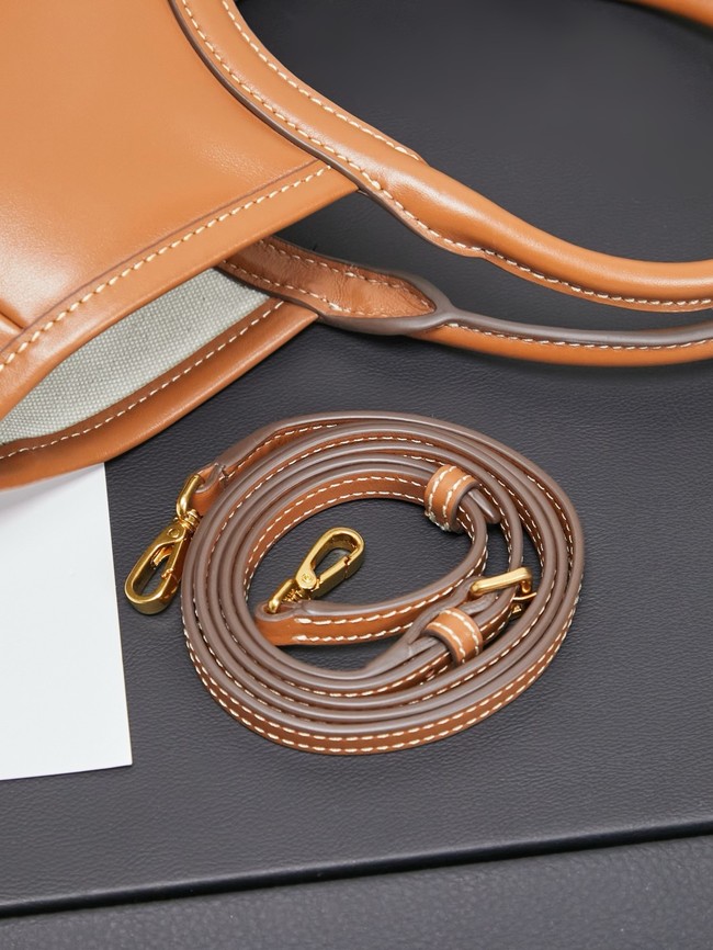 MIU MIU Leather Shoulder Bags 5GB288 Camel